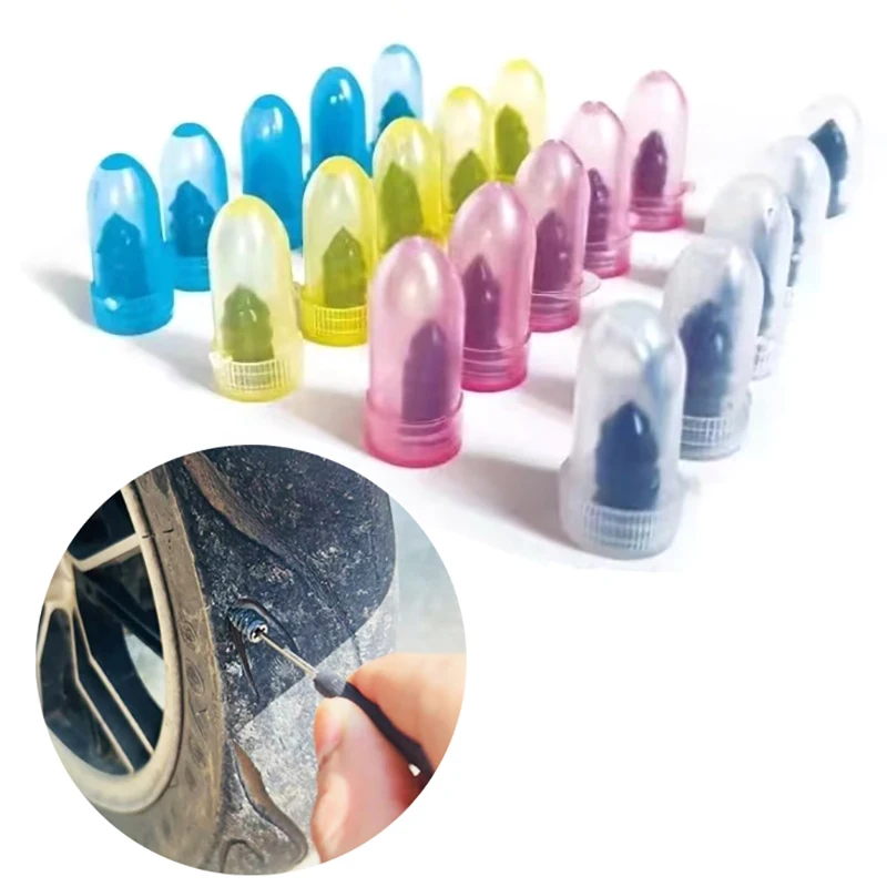 10pcs Tire Repair Nail Self-Tapping Screw Plastic Nail Soft Rubber Screw Suitable For Car Motorcycle Tire Puncture Repair
10pcs Tire Repair Nail Self-Tapping Screw Plastic Nail Soft Rubber Screw Suitable For Car Motorcycle Tire Puncture Repair