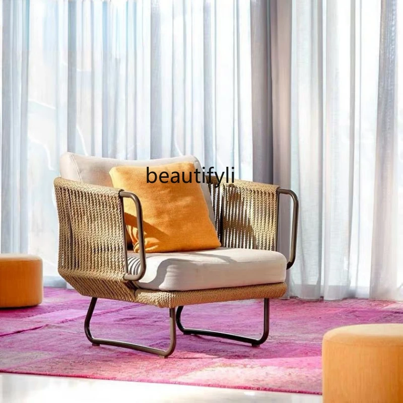 HJ Outdoor Sofa Balcony Leisure Hotel Homestay Model Room Outdoor Rattan Furniture
HJ Outdoor Sofa Balcony Leisure Hotel Homestay Model Room Outdoor Rattan Furniture