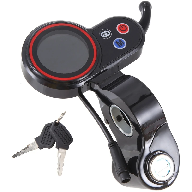 Scooter Parts 6Pin LCD Display With Key For Electric Scooter Display With Locking Instrument Dashboard Parts Accessories Black
Scooter Parts 6Pin LCD Display With Key For Electric Scooter Display With Locking Instrument Dashboard Parts Accessories Black