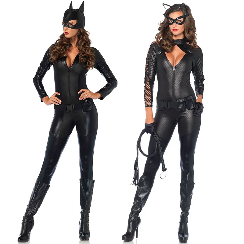 Halloween Cosplay Sexy Jumpsuit Female Halloween Cat Girl Costume Cat Girl Sexy Uniform Jumpsuit Stage Performance Costume
Halloween Cosplay Sexy Jumpsuit Female Halloween Cat Girl Costume Cat Girl Sexy Uniform Jumpsuit Stage Performance Costume