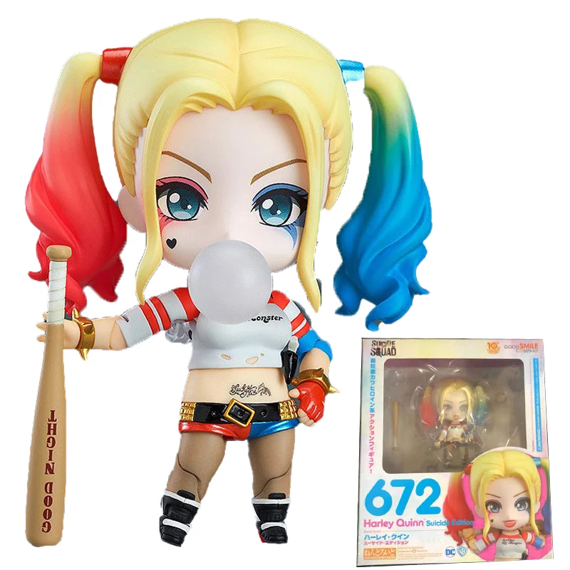 In Stock Original GOOD SMILE GSC 672 NENDOROID Harley Quin Suicide Edition Anime Figure Model Collecile Action Toys Gifts
In Stock Original GOOD SMILE GSC 672 NENDOROID Harley Quin Suicide Edition Anime Figure Model Collecile Action Toys Gifts