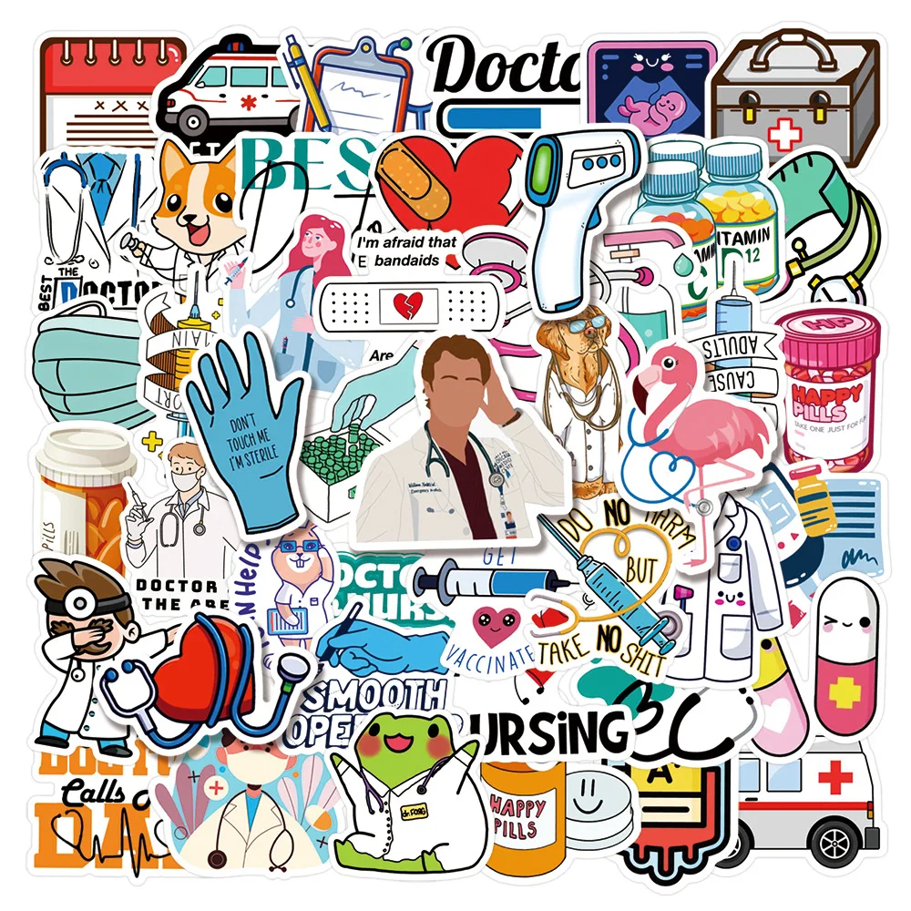 10/30/50PCS Cartoon Doctor Occupation Small Icon Sticker iPad Car Guitar DIY Personalized Wall Sticker Toy Decoration Wholesale
10/30/50PCS Cartoon Doctor Occupation Small Icon Sticker iPad Car Guitar DIY Personalized Wall Sticker Toy Decoration Wholesale