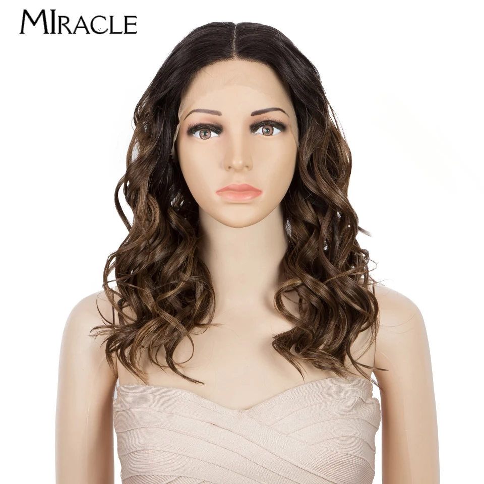 MIRACLE Synthetic Lace Front Wig for Women 18 Inch Lace Wigs Body Wave Cosplay Wig Daily Use Ombre Blonde Wigs Short Fiber Hair
MIRACLE Synthetic Lace Front Wig for Women 18 Inch Lace Wigs Body Wave Cosplay Wig Daily Use Ombre Blonde Wigs Short Fiber Hair
