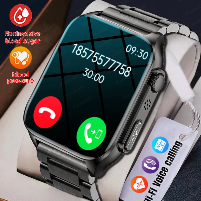 ECG+PPG Smart Watch Men Blood Glucose BloodPressure Bluetooth Call AI Voice Thermometer Waterproof Health Sprot Smartwatch Women
ECG+PPG Smart Watch Men Blood Glucose BloodPressure Bluetooth Call AI Voice Thermometer Waterproof Health Sprot Smartwatch Women
