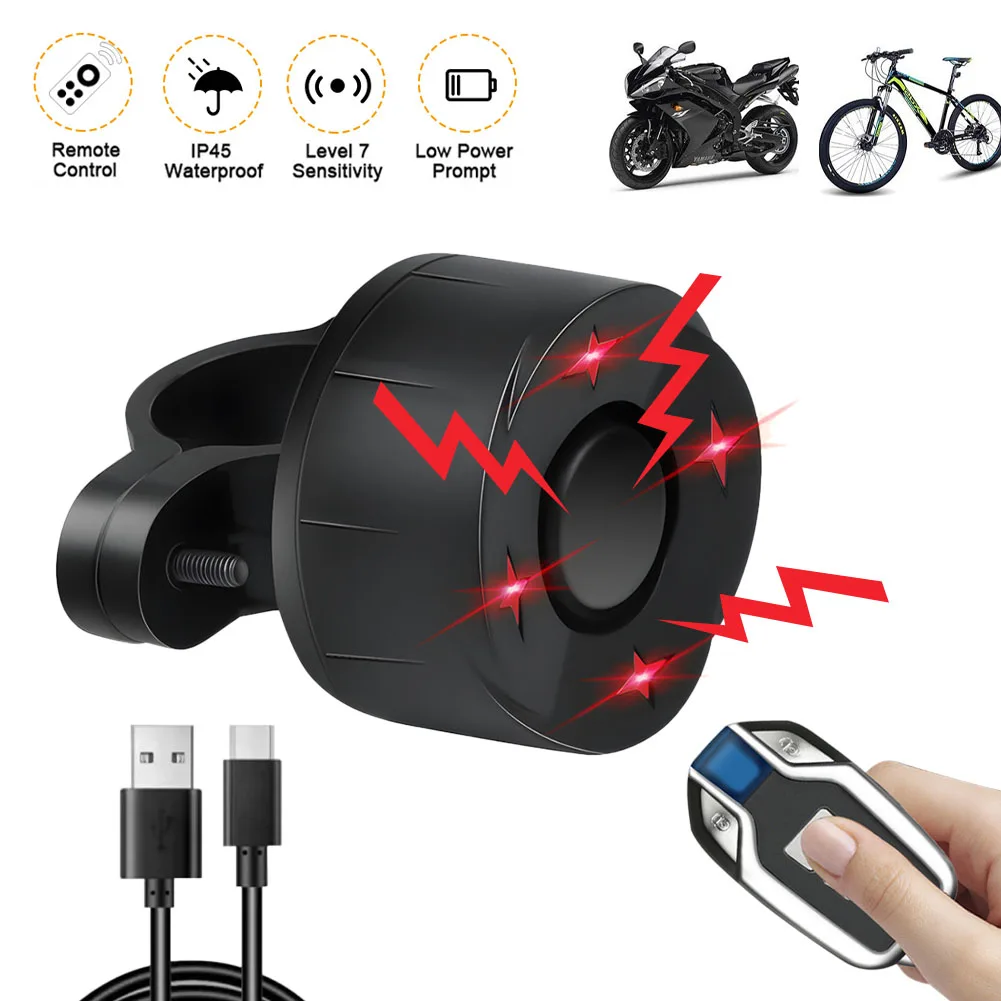 Bike Burglar Alarm Tail Light USB Rechargeable Waterproof Remote Call Wireless Control Smart Brake Taillight Bike Finder Horn
Bike Burglar Alarm Tail Light USB Rechargeable Waterproof Remote Call Wireless Control Smart Brake Taillight Bike Finder Horn