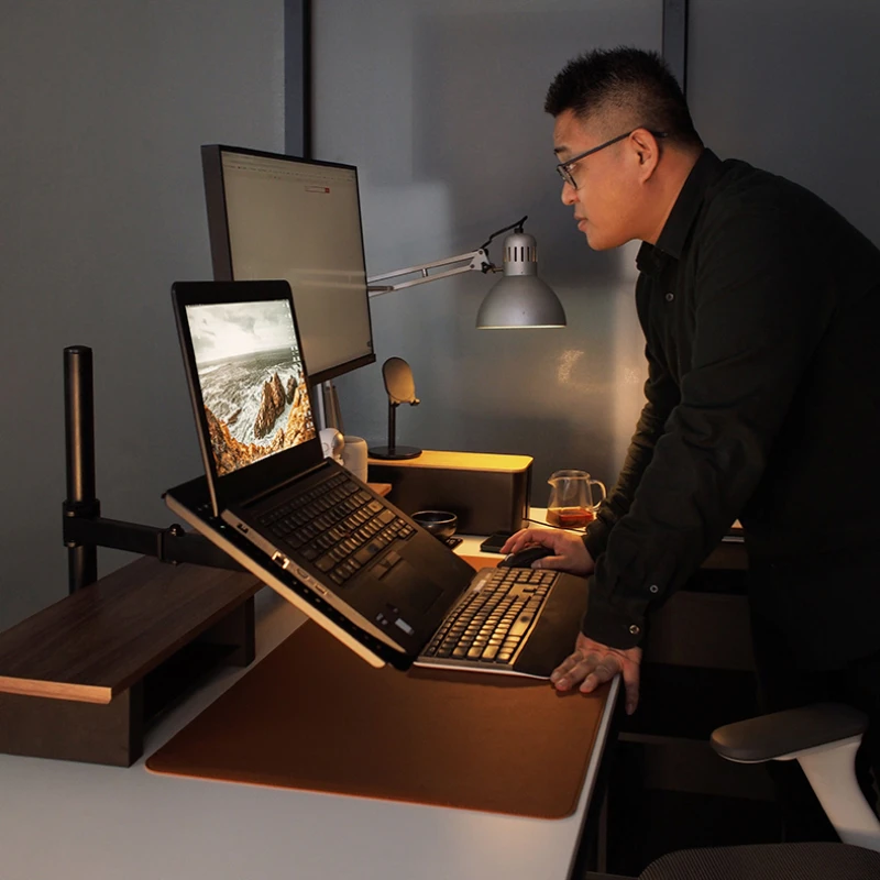 Desktop Height Computer Desk Free Rotation Home Office Suspended Design Notebook Table Hollow Out Breathable Office Table
Desktop Height Computer Desk Free Rotation Home Office Suspended Design Notebook Table Hollow Out Breathable Office Table