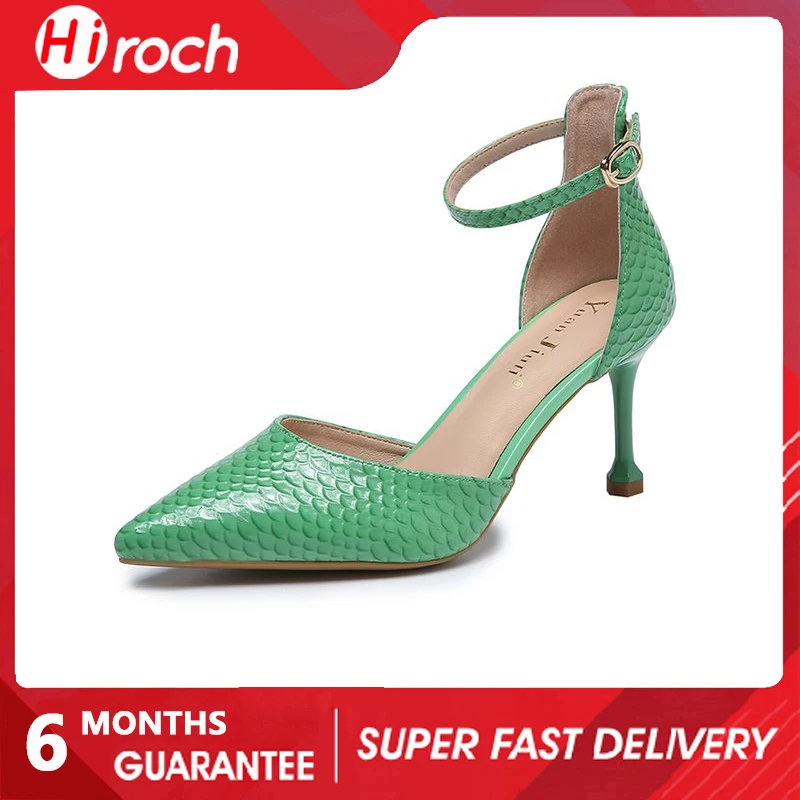 HiRoch Summer Stiletto Pointed Toe Pumps Sexy Sandals PU Leather High Heels For Women Party Shoes Green
HiRoch Summer Stiletto Pointed Toe Pumps Sexy Sandals PU Leather High Heels For Women Party Shoes Green