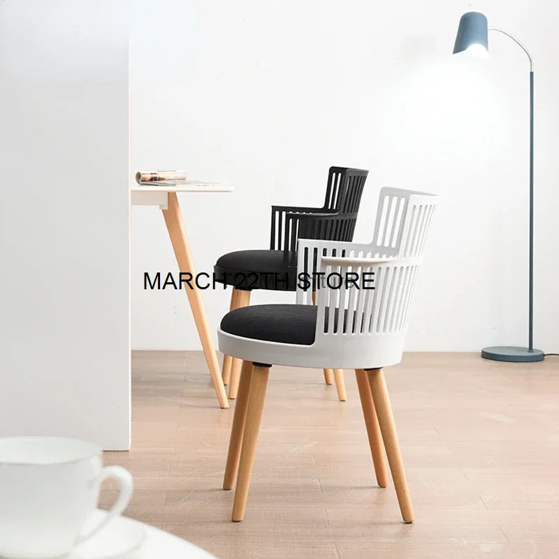 

Ленивый дизайн, белый обеденный стул, дизайнерская элегантная дизайнерская мебель, современный обеденный стул, деревянный стул для кухни SY50DC
