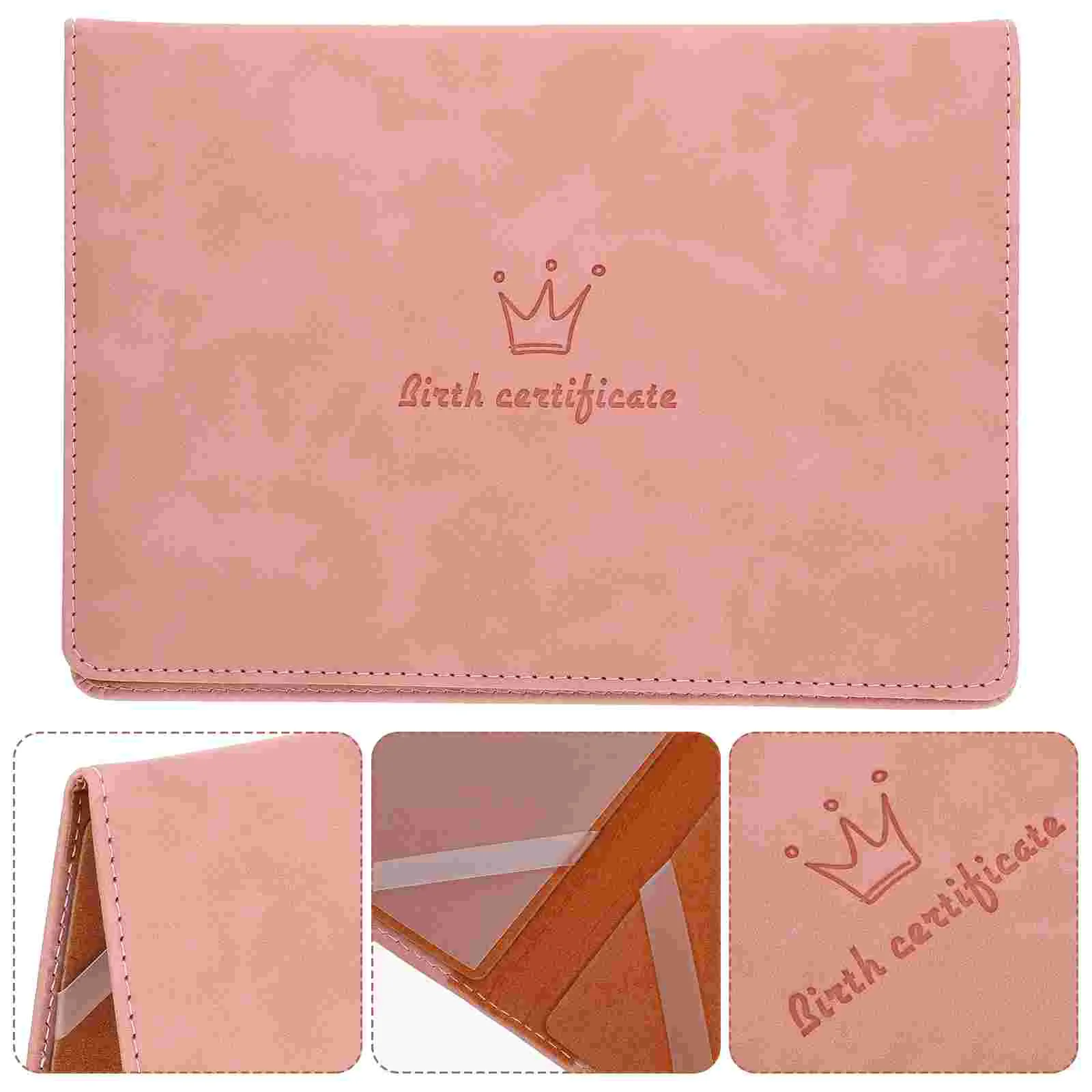 

Folder Cover Certificate Birth Certificate Case Certificate Holder Birth Certificate Protector for Decor Gift Storage Home