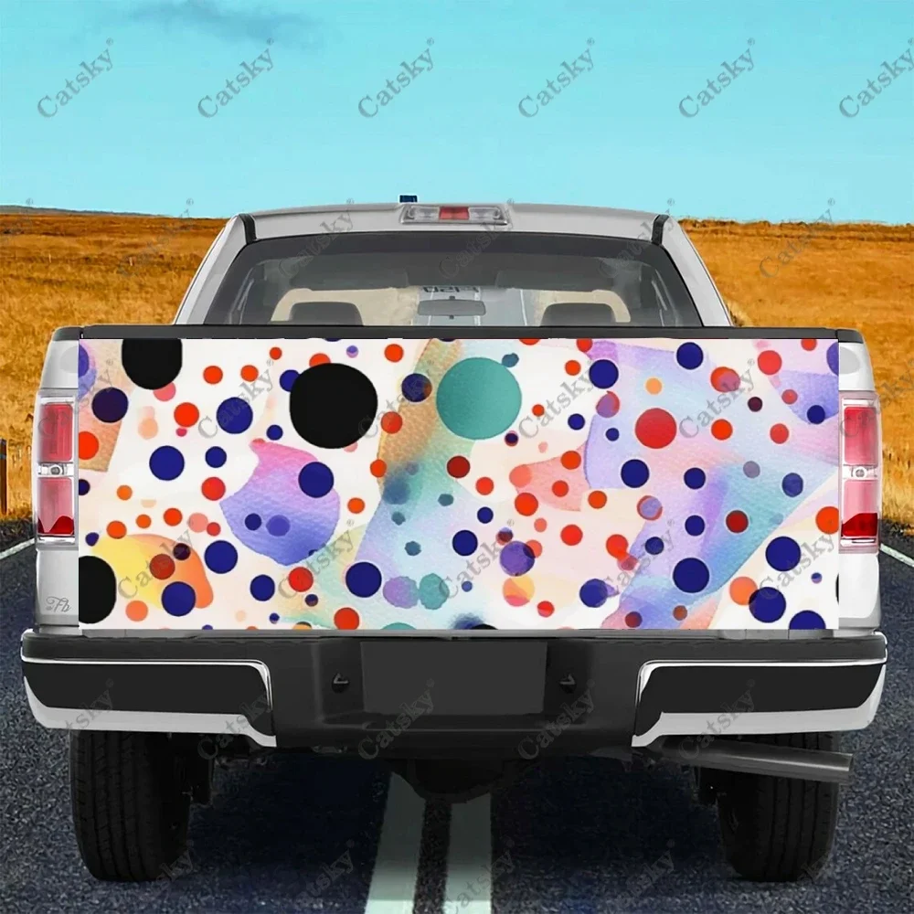 Colorful Polka Dot Pattern Truck Tailgate Wrap Professional Grade Material Universal Fit for Full Size Trucks Weatherproof
Colorful Polka Dot Pattern Truck Tailgate Wrap Professional Grade Material Universal Fit for Full Size Trucks Weatherproof