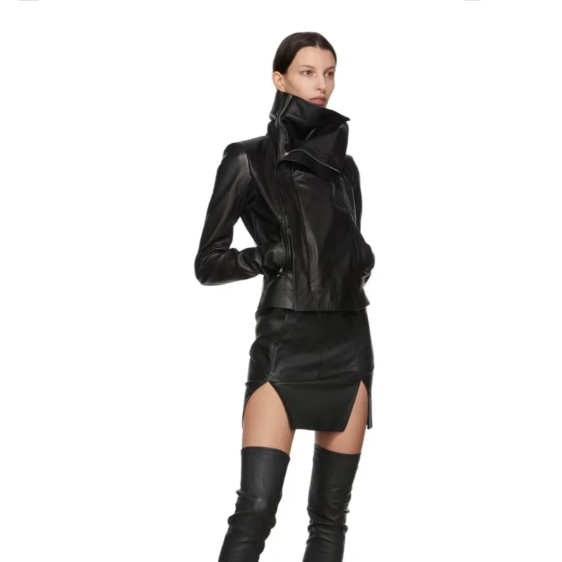 new style high street Ro men leathers jackes black Asymmetrical Tuxedo Jacket higher quality women slim leathers colths
new style high street Ro men leathers jackes black Asymmetrical Tuxedo Jacket higher quality women slim leathers colths