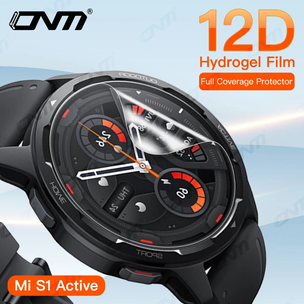 12D Hydrogel Film for Xiaomi Mi Watch S1 Active & Color 2 Full Screen Protector Soft Film for Xiaomi Color Sport (Not Glass)
12D Hydrogel Film for Xiaomi Mi Watch S1 Active & Color 2 Full Screen Protector Soft Film for Xiaomi Color Sport (Not Glass)