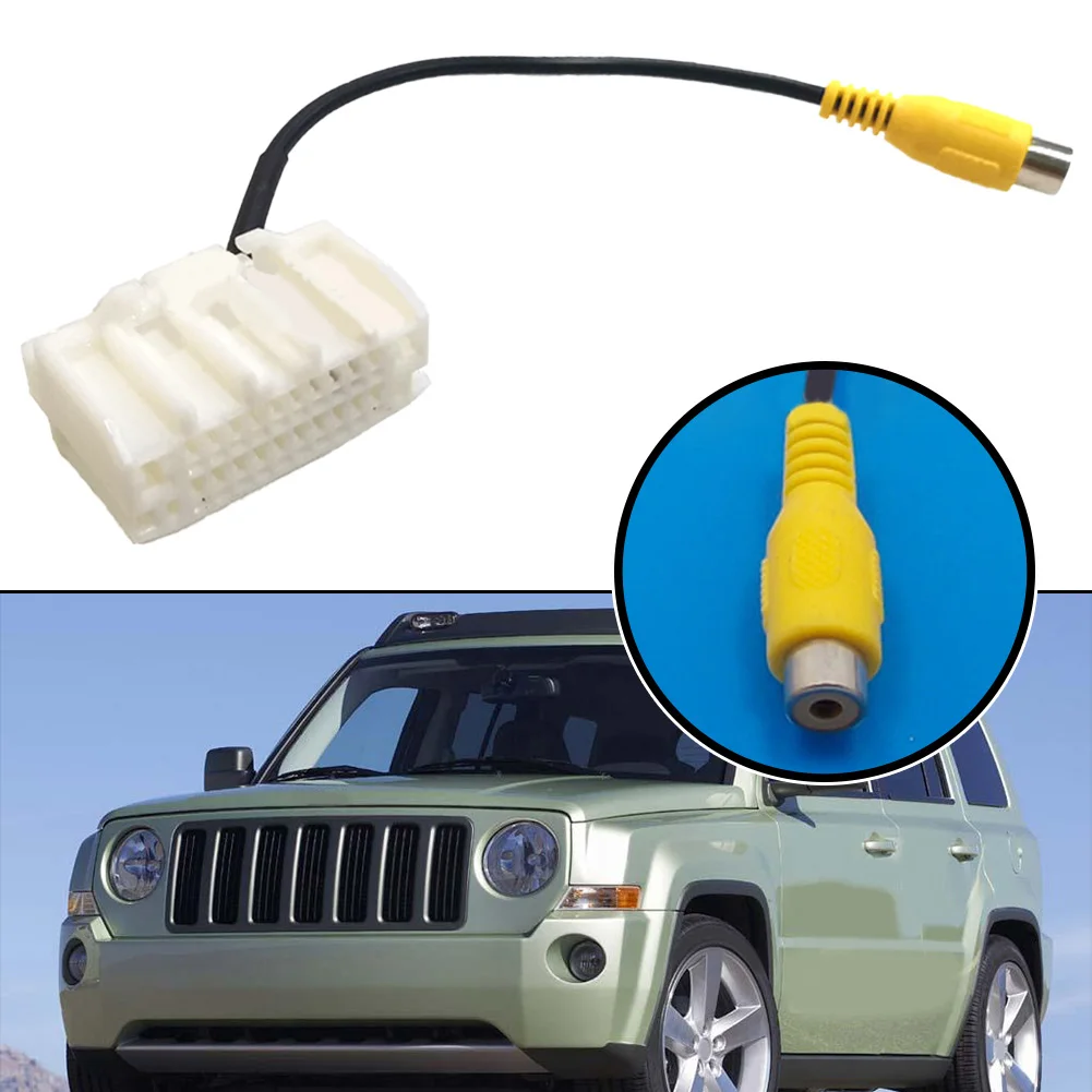 

RCA Connector Reversing Camera Adapter Cable For Jeep For Dodge Monitor For Chrysler 200 300 For Grand For Caravan For Ram 1500