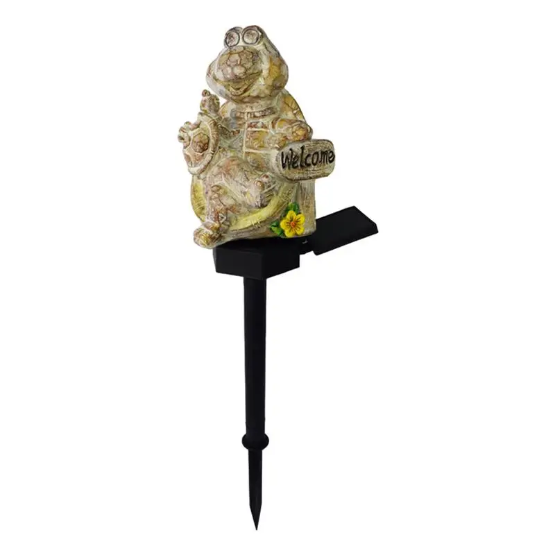 Decorative Solar Stake Lights Engraved Turtle Design Ground Stake Lights Waterproof Solar Landscape Lights Resin Garden Decor
Decorative Solar Stake Lights Engraved Turtle Design Ground Stake Lights Waterproof Solar Landscape Lights Resin Garden Decor