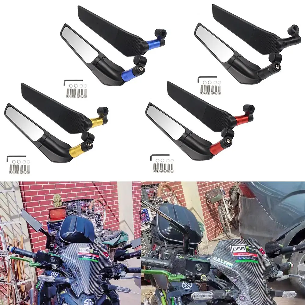 Motorcycle Rotating Side Mirrors Fixed Wind Wing Rearview Mirrors Wind Wing Mirror Spoiler Reflective Mirror For Ducati
Motorcycle Rotating Side Mirrors Fixed Wind Wing Rearview Mirrors Wind Wing Mirror Spoiler Reflective Mirror For Ducati