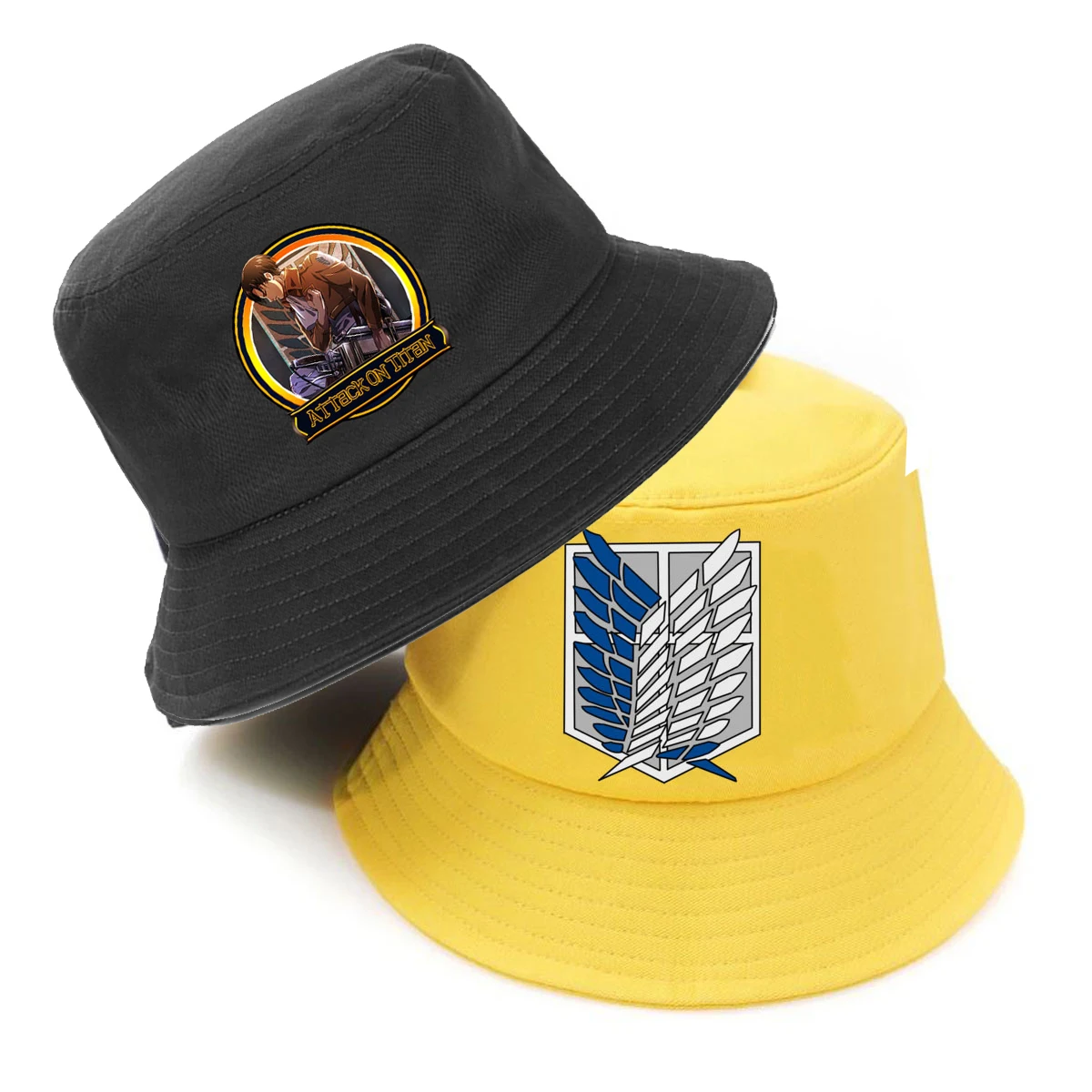 Anime Apparel Hat Attack On Titan Fisherman Cap Women Men Cotton Bucket Hats Summer Sun protection Fishing Caps Headdress
Anime Apparel Hat Attack On Titan Fisherman Cap Women Men Cotton Bucket Hats Summer Sun protection Fishing Caps Headdress