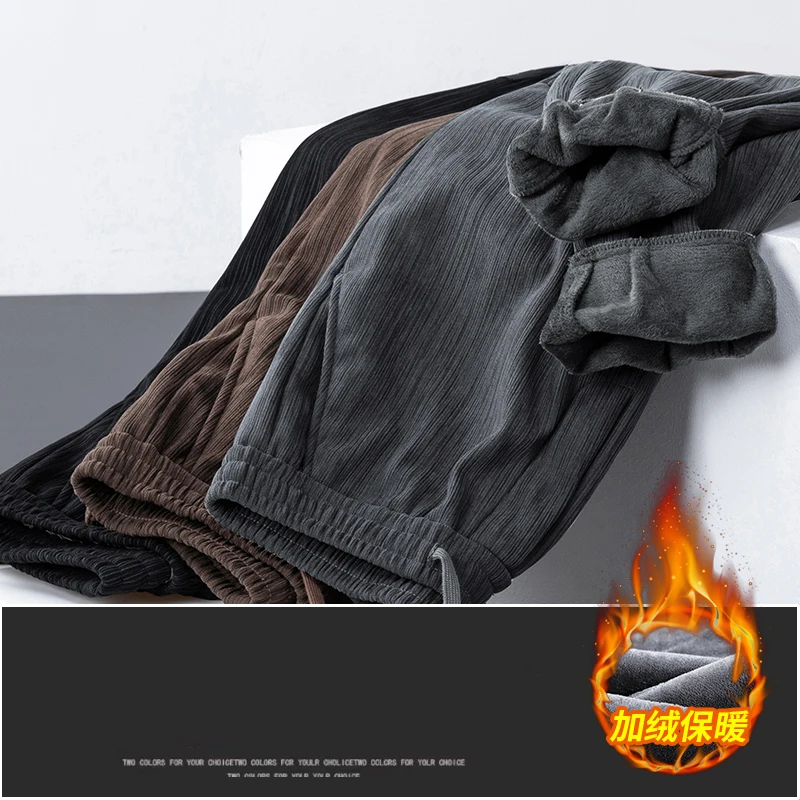 Winter Lambswool Warm Thick Sweatpants Men Joggers New Casual Fleece Cotton Plush Pants Male Oversized Plus Size Trousers M-5XL
Winter Lambswool Warm Thick Sweatpants Men Joggers New Casual Fleece Cotton Plush Pants Male Oversized Plus Size Trousers M-5XL