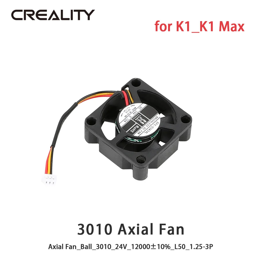 CREALITY для K1_K1 Max 3010 осевой вентилятор DC24V 0.1a абсолютно новые оригинальные детали
CREALITY для K1_K1 Max 3010 осевой вентилятор DC24V 0.1a абсолютно новые оригинальные детали