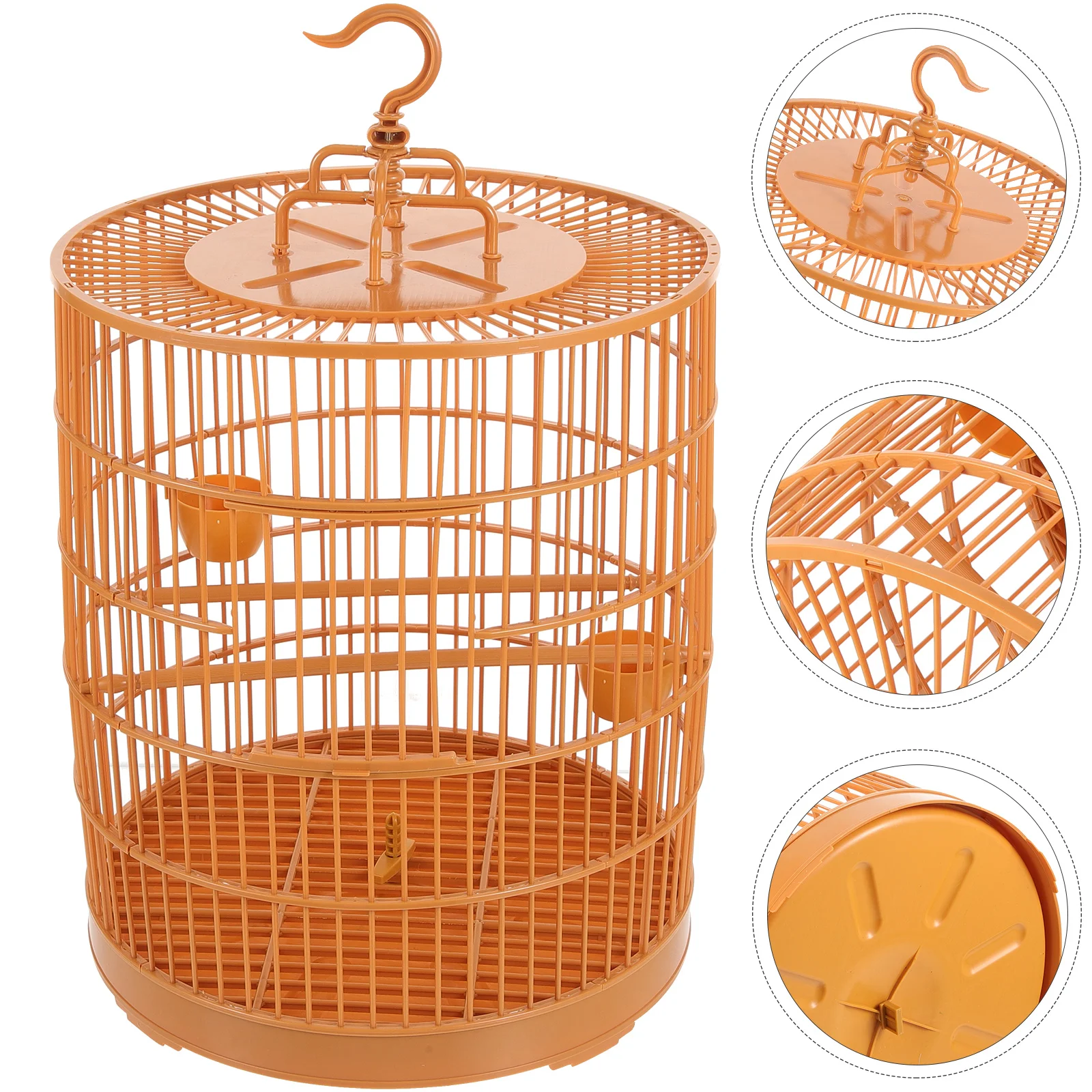 Plastic Round Bird Cage Wall Hanging Bird Cage Small Birds Birds Party Cage Ornament Feeding Bowl Standing Pole Parakeet Budgie
Plastic Round Bird Cage Wall Hanging Bird Cage Small Birds Birds Party Cage Ornament Feeding Bowl Standing Pole Parakeet Budgie