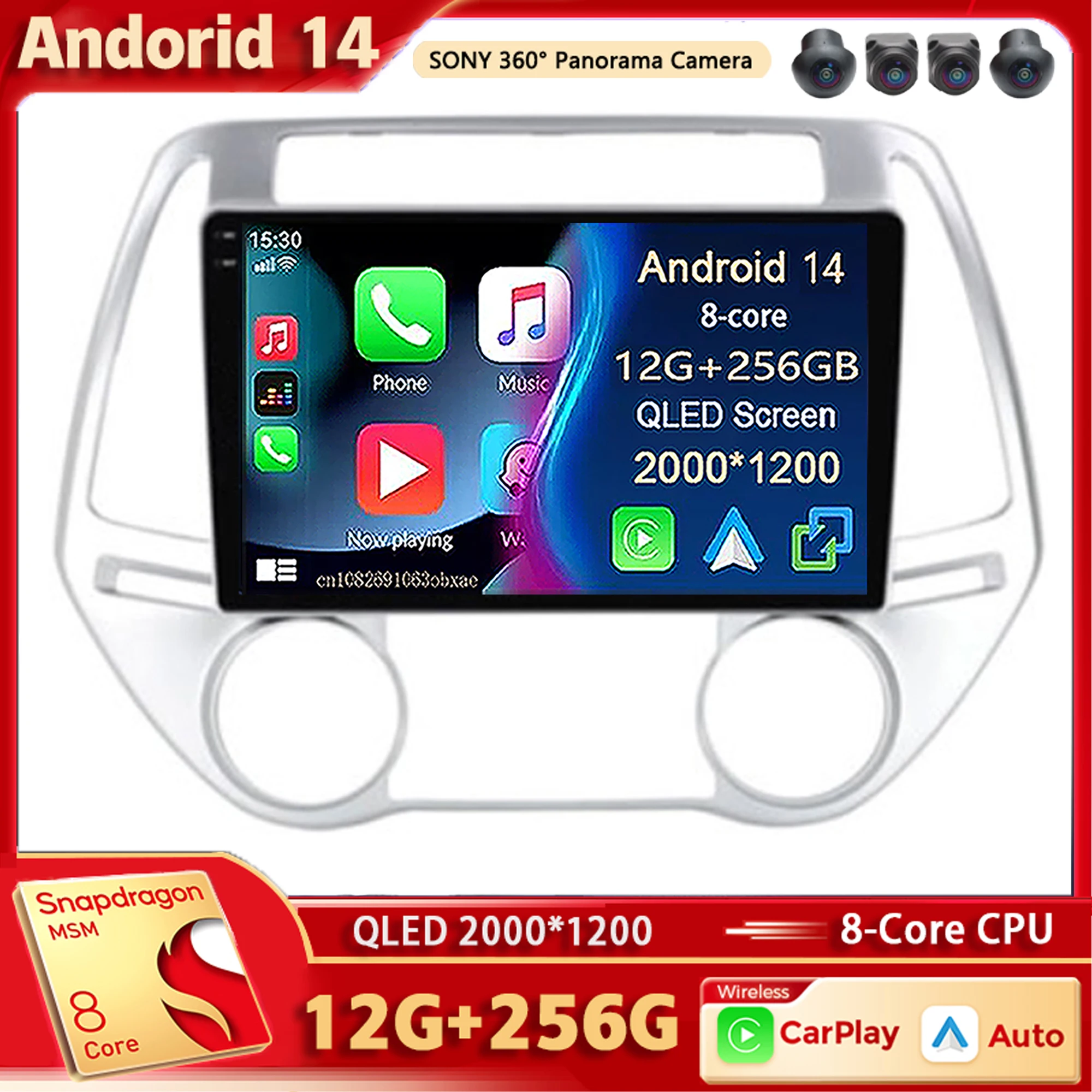 Автомагнитола на Android 14, мультимедийный плеер для Hyundai i20, 2010, 2011, 2012, 2013, 2014, автомобильная стереосистема для Carplay, Wi-Fi + 4G, голосовое ии, 2 Din
Автомагнитола на Android 14, мультимедийный плеер для Hyundai i20, 2010, 2011, 2012, 2013, 2014, автомобильная стереосистема для Carplay, Wi-Fi + 4G, голосовое ии, 2 Din