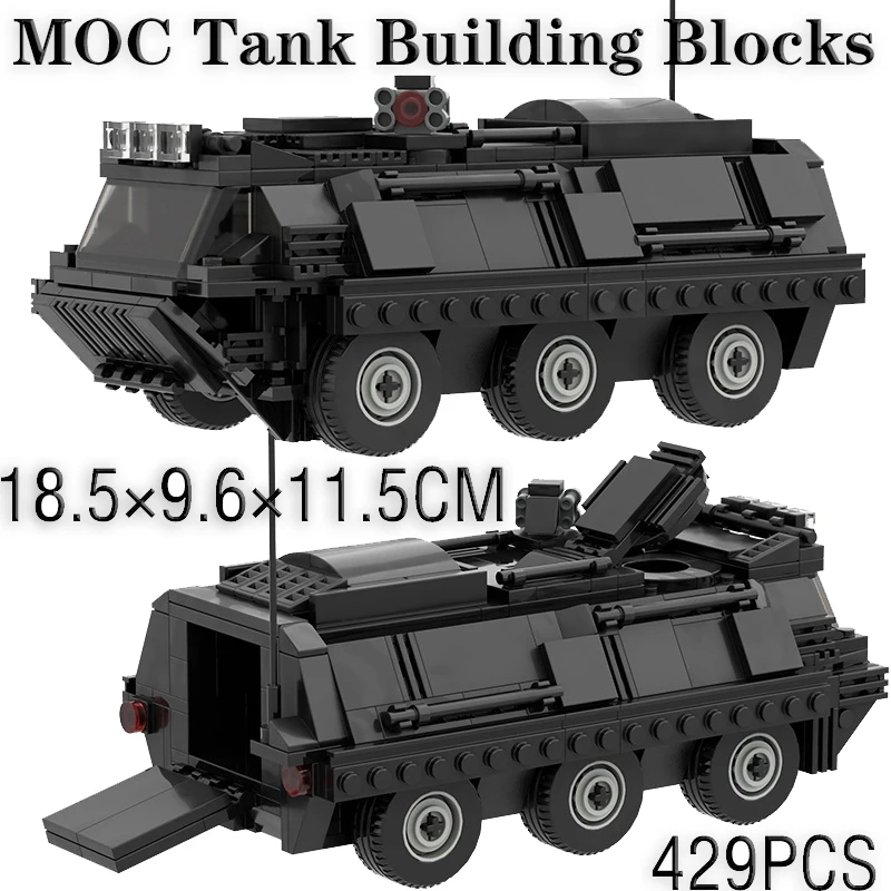 MOC Modern Military Vehicle Armored Car Building Blocks Kit Tank Truck SWAT Figures Carrier Bricks Assemble Toys Boy Gift
MOC Modern Military Vehicle Armored Car Building Blocks Kit Tank Truck SWAT Figures Carrier Bricks Assemble Toys Boy Gift