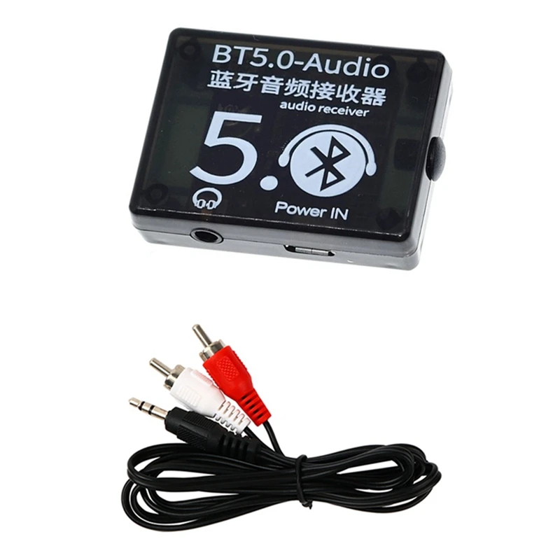 BT5.0 Audio Receiver+Case+One-To-Two Audio Cable Kit MP3 Bluetooth Decoder Lossless Car Speaker Audio Amplifier Board
BT5.0 Audio Receiver+Case+One-To-Two Audio Cable Kit MP3 Bluetooth Decoder Lossless Car Speaker Audio Amplifier Board
