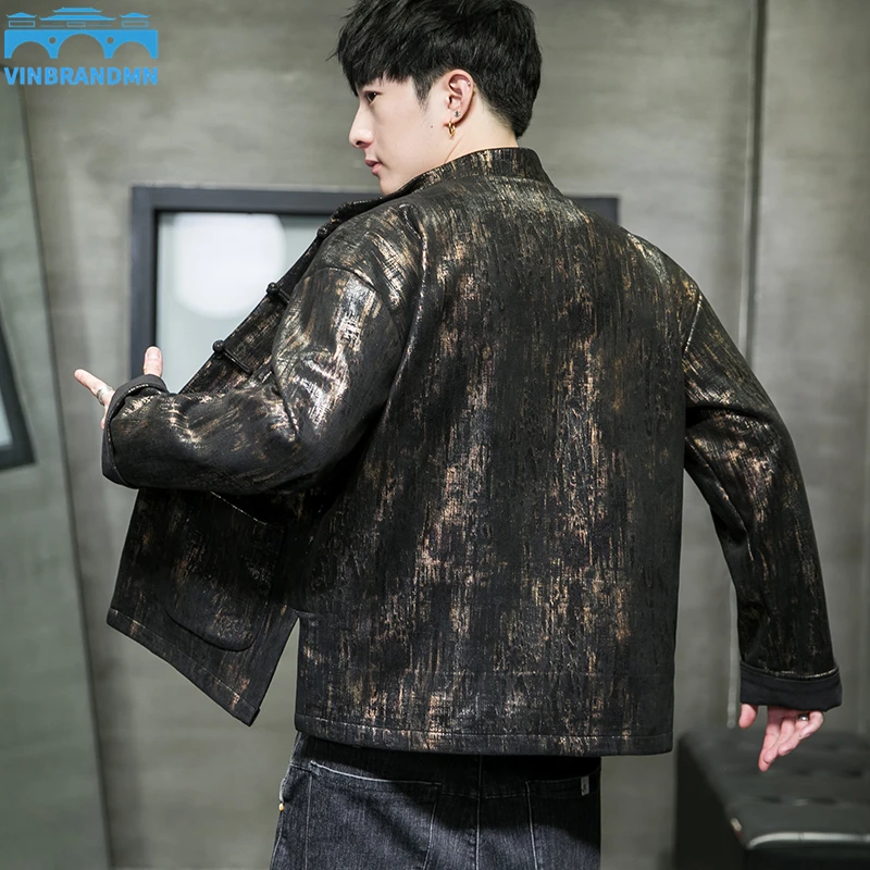 Vinbrandmn Chinese Men's Retro Casual Plus Size Chinese Tang Suit Printed Jacket Japanese Street Designer Trendy Fashion Jacket
Vinbrandmn Chinese Men's Retro Casual Plus Size Chinese Tang Suit Printed Jacket Japanese Street Designer Trendy Fashion Jacket