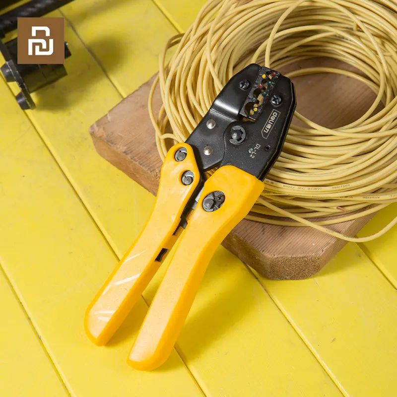 XIAOMI Deli 1 Pcs 220mm Multiple Specifications Insulation Crimping Pliers PVC Anti-slip Handle Design Electrician Wire Cutters
XIAOMI Deli 1 Pcs 220mm Multiple Specifications Insulation Crimping Pliers PVC Anti-slip Handle Design Electrician Wire Cutters