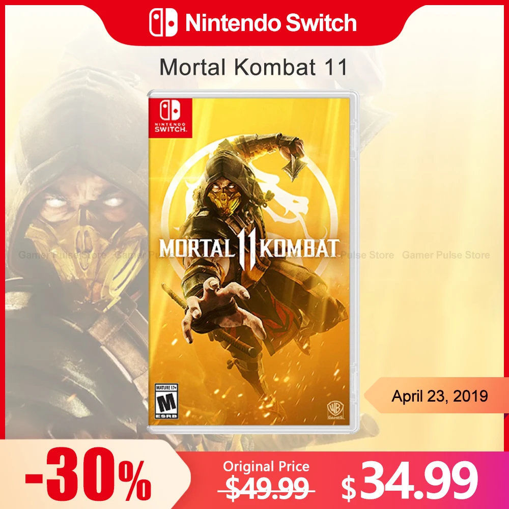 Mortal Kombat 11 Nintendo Switch Game Deals 100% Official Original Physical Game Card Fighting Genre for Switch OLED Lite
Mortal Kombat 11 Nintendo Switch Game Deals 100% Official Original Physical Game Card Fighting Genre for Switch OLED Lite