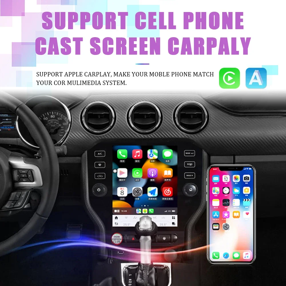 12.1 Inch Android 11 Car Autoradio For Ford Mustang 2014 - 2021 Vertical Screen Car Radio GPS Navigation Multimedia DVD Player
12.1 Inch Android 11 Car Autoradio For Ford Mustang 2014 - 2021 Vertical Screen Car Radio GPS Navigation Multimedia DVD Player