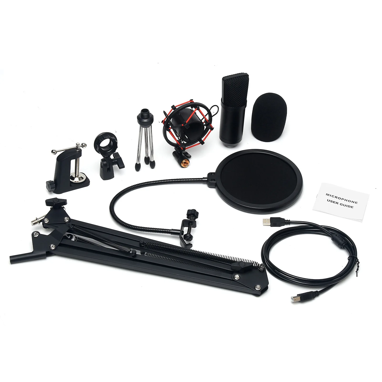For PC Home Computer Stand Studio Laptop Plug And Play Filter USB Gaming Microphone Set Desktop Live Streaming Multifunction
For PC Home Computer Stand Studio Laptop Plug And Play Filter USB Gaming Microphone Set Desktop Live Streaming Multifunction