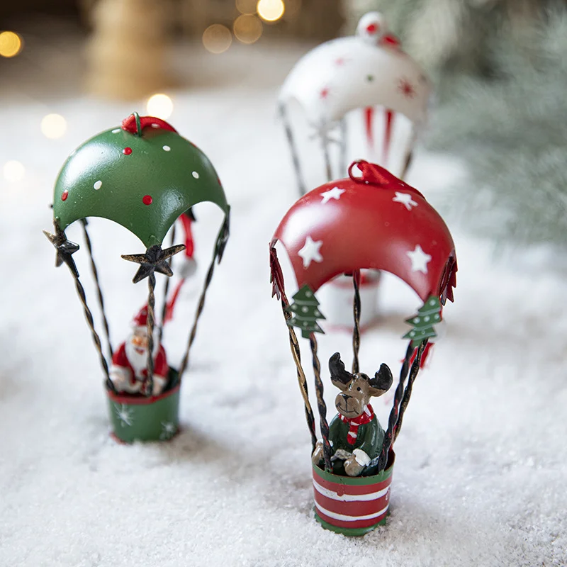 Delicate Fine Workmanship Christmas Ornament Hand Painted Collectible Hanging Hot Air Balloon Christmas Decoration
Delicate Fine Workmanship Christmas Ornament Hand Painted Collectible Hanging Hot Air Balloon Christmas Decoration