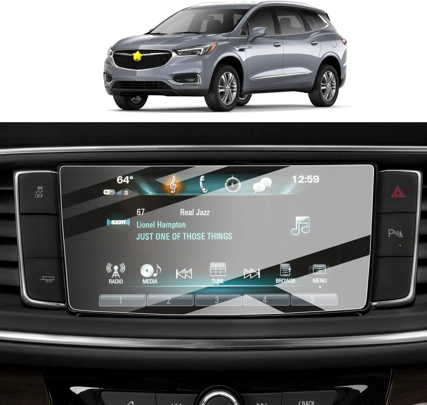 Car GPS Navigation Protective Film for Buick Enclave 2018-2023 Tempered glass protective film Car Screen Protector
Car GPS Navigation Protective Film for Buick Enclave 2018-2023 Tempered glass protective film Car Screen Protector