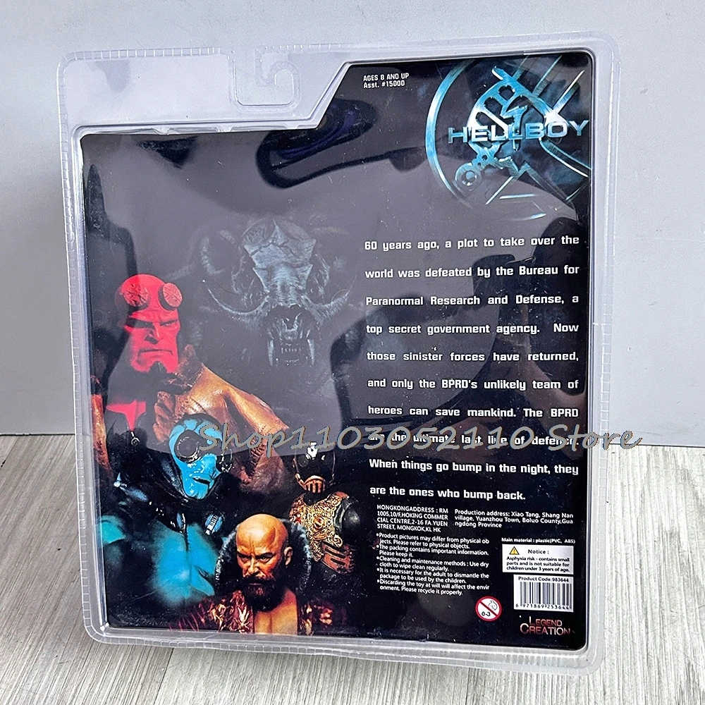 Mezco Hellboy figura de acción de PVC ropa Real Goloen película del ejército Hellboy Samaritan modelo muñeca de juguete regalo de Navidad Mezco Hellboy figura de acción de PVC ropa Real Goloen película del ejército Hellboy Samaritan modelo muñeca de juguete regalo de Navidad