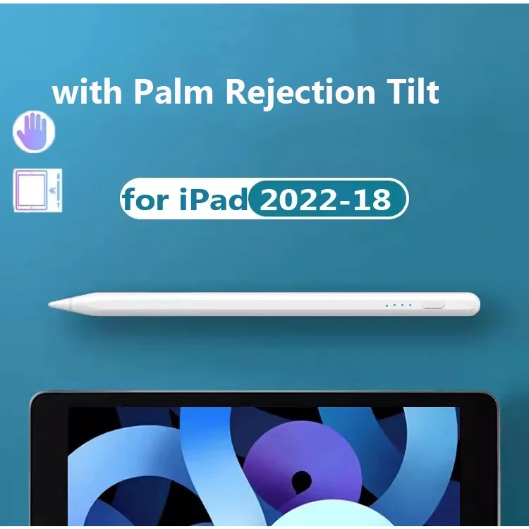 

Стилус для Ipad Air 5 Air 4 2022 Pro 11 2023 Pro 11 2021 Mini 6 Pro 12,9 2020 2018 с наклоном пальмы