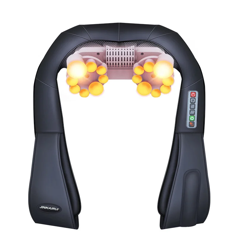 U Shape Electrical Shiatsu Back Neck Shoulder Body Massager Infrared 4D Kneading Massage EU/Flat Plug Car Home Dual Use 16 Balls
U Shape Electrical Shiatsu Back Neck Shoulder Body Massager Infrared 4D Kneading Massage EU/Flat Plug Car Home Dual Use 16 Balls