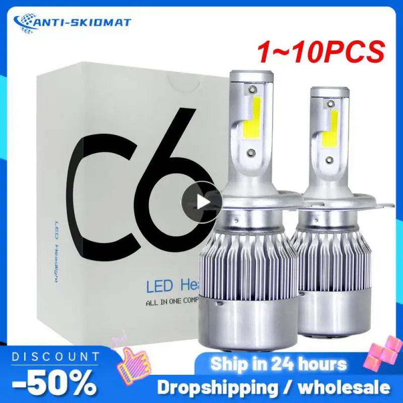 

1~10PCS H1 H3 Headlight Bulbs H7 LED Car Lights H4 880 H11 HB3 9005 HB4 9006 H13 6000K 4300K 12000K 80W 8000LM Auto Headlamps