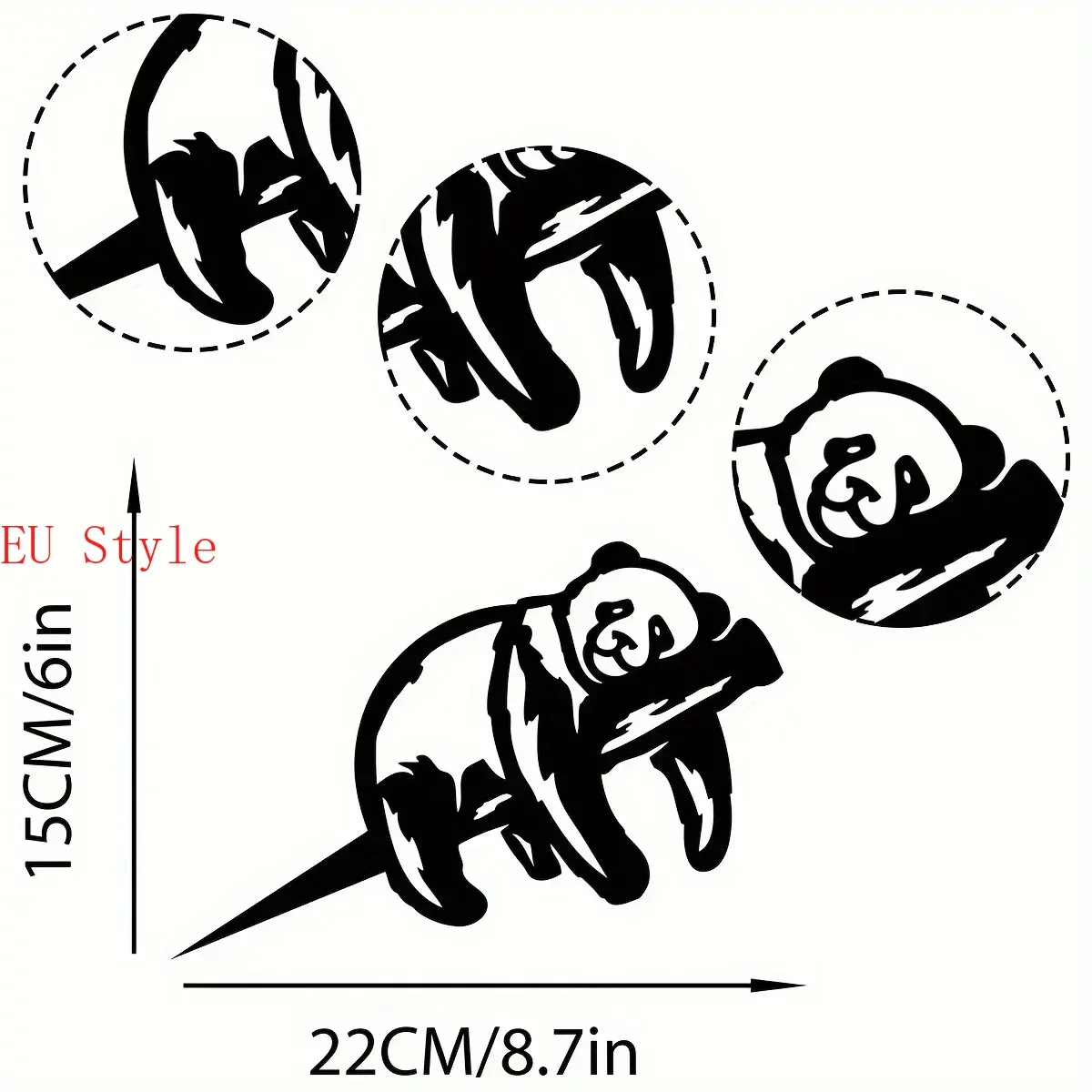 Metal Panda Party Silhouette Animal Artwork Sign Cutout Rustic Decoration Outdoor Home Garden Iron Decor Housewarming Gift Outd
Metal Panda Party Silhouette Animal Artwork Sign Cutout Rustic Decoration Outdoor Home Garden Iron Decor Housewarming Gift Outd
