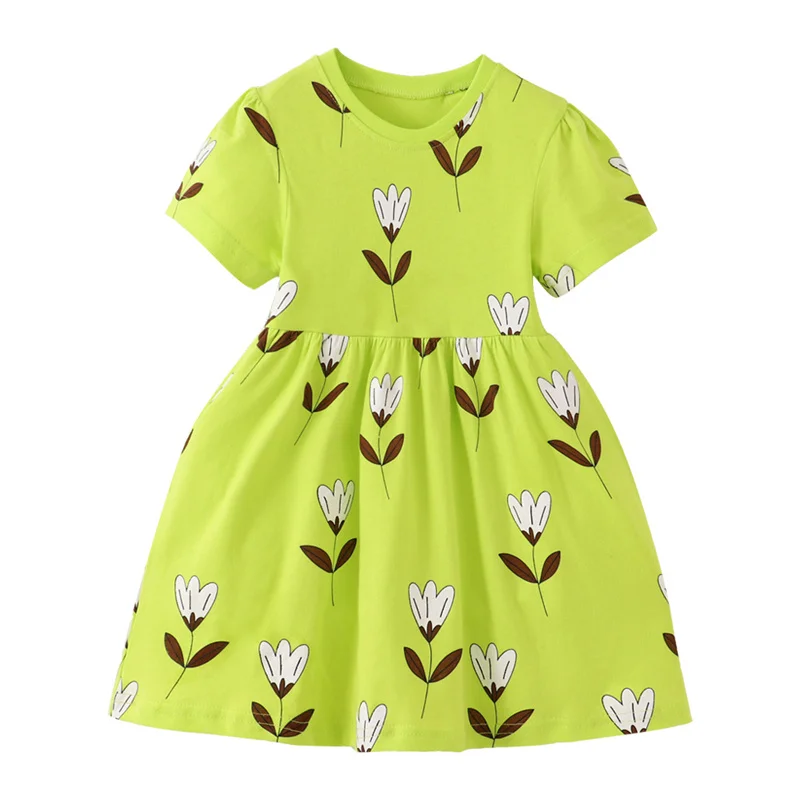 Jumping Meters 2-7T Princess Girls Dresses Hot Selling Summer Children's Cotton Clothing Floral Toddler Costume Kids Frocks
Jumping Meters 2-7T Princess Girls Dresses Hot Selling Summer Children's Cotton Clothing Floral Toddler Costume Kids Frocks