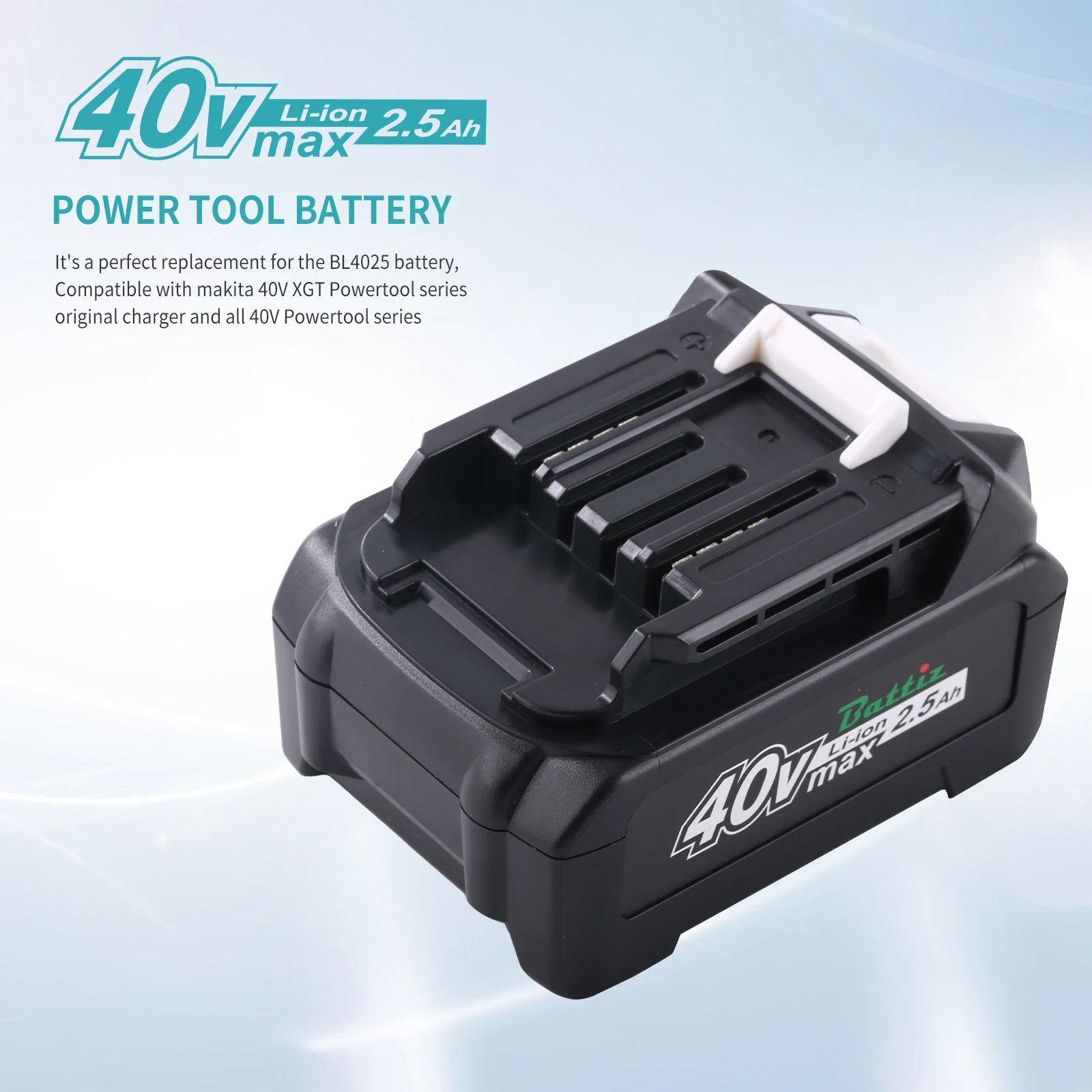 Skonppu Replacement Battery Pack For Makita BL4025 All 40V XGT Powertools Series DC40RC Original Charger Fully
Skonppu Replacement Battery Pack For Makita BL4025 All 40V XGT Powertools Series DC40RC Original Charger Fully