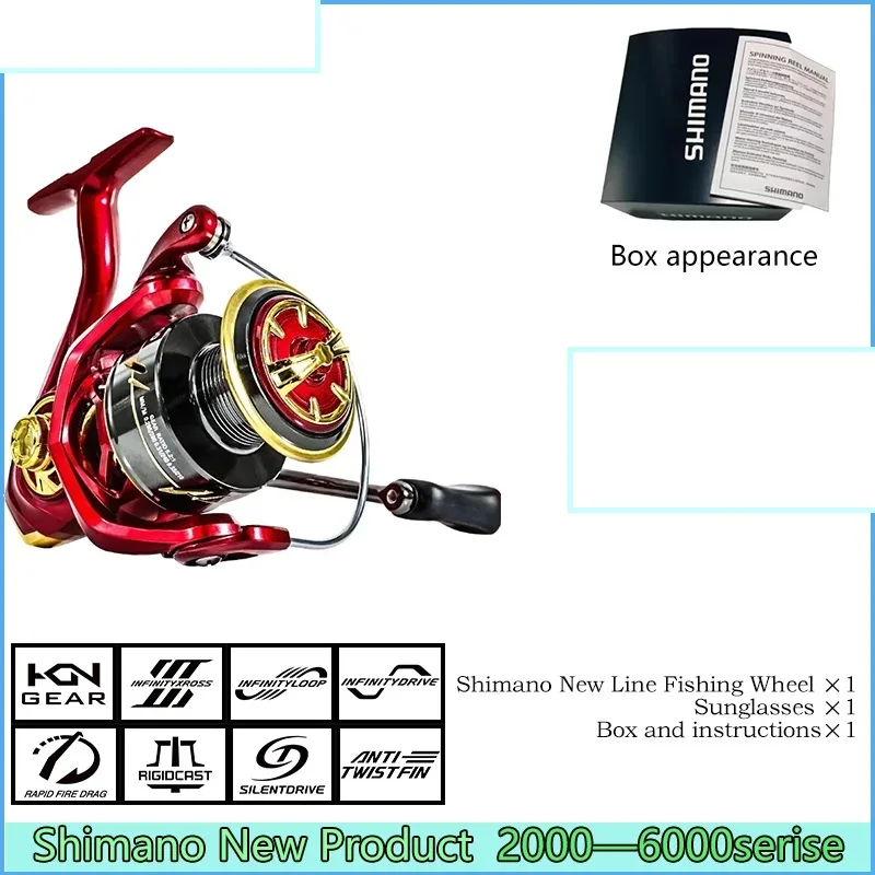 New Fishing Reel 1000-6000 Series Sea Salwater Spinning Reel Carp Fishing Wheel Baitcasting Reel
New Fishing Reel 1000-6000 Series Sea Salwater Spinning Reel Carp Fishing Wheel Baitcasting Reel
