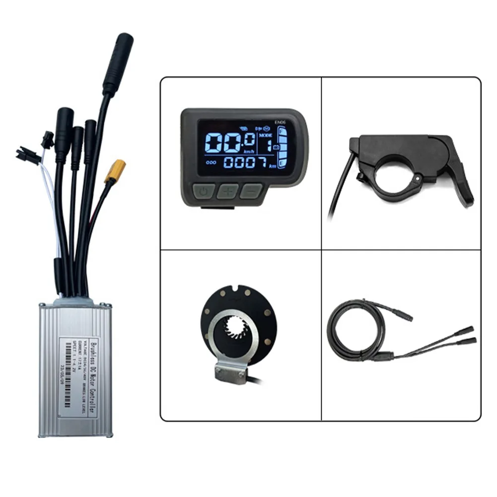Brand New Controller Kit EN06 Display Meter Three-mode Waterproof Connector 109R Finger Dial 16A Brushless Motor
Brand New Controller Kit EN06 Display Meter Three-mode Waterproof Connector 109R Finger Dial 16A Brushless Motor