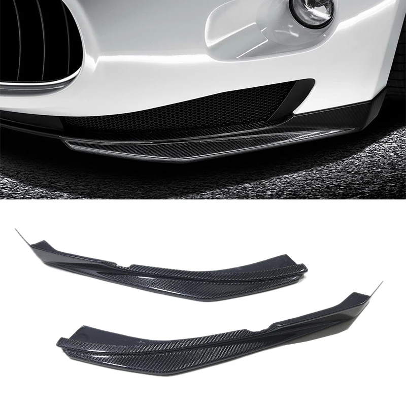 For Maserati-GranTurismo 2007-2020 Real Carbon Fiber Anterior wrap angle Front car spoiler trim Bumper Lip Body 2 PCS
For Maserati-GranTurismo 2007-2020 Real Carbon Fiber Anterior wrap angle Front car spoiler trim Bumper Lip Body 2 PCS