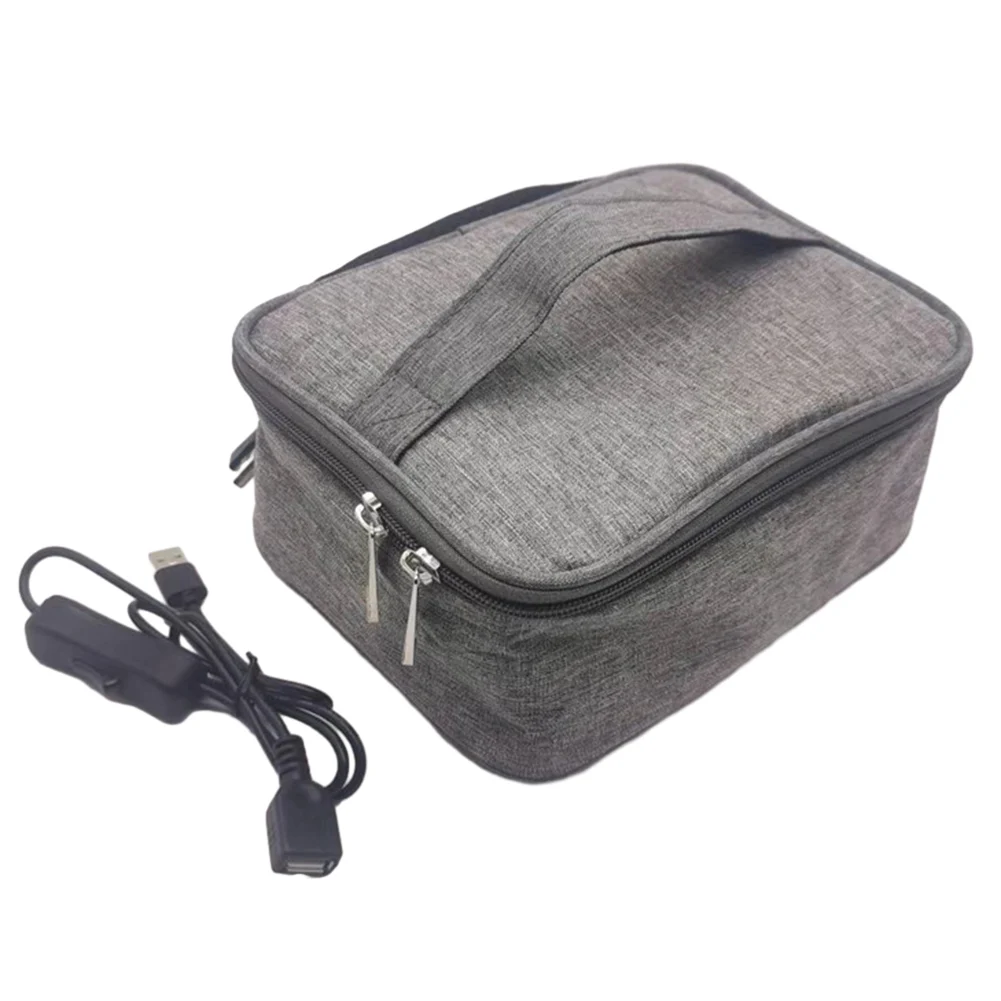 Portable Food Warmer Bag USB Heated Lunch Bag Electric Heating Container Bags For Winter Outdoor Camping Lunch Bag
Portable Food Warmer Bag USB Heated Lunch Bag Electric Heating Container Bags For Winter Outdoor Camping Lunch Bag