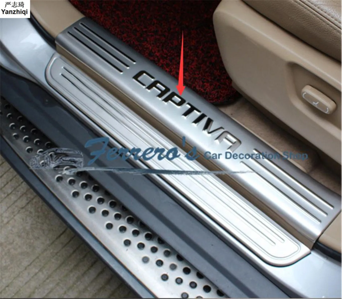 Free shipping for Chevrolet Captiva 2013-2016 stainless steel scuff plate inside door sill 4pcs/set high quality
Free shipping for Chevrolet Captiva 2013-2016 stainless steel scuff plate inside door sill 4pcs/set high quality