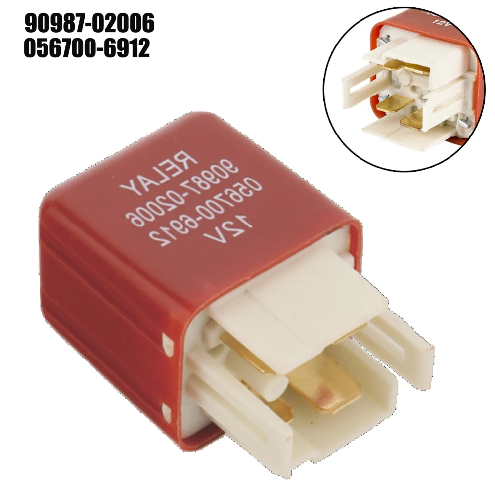 12V-4Pin For Toyota Water Tanks Fan Relay 90987-02006 056700-6912 90987-02011 Car Accessories High-Quality Durables Relays
12V-4Pin For Toyota Water Tanks Fan Relay 90987-02006 056700-6912 90987-02011 Car Accessories High-Quality Durables Relays