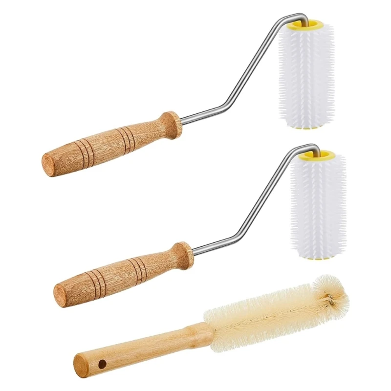 Handle Beekeeper Tool Set Durable Extractor Uncapping Needle Roller Cleaning Brush Honeys Extractor Tool for Dropship
Handle Beekeeper Tool Set Durable Extractor Uncapping Needle Roller Cleaning Brush Honeys Extractor Tool for Dropship