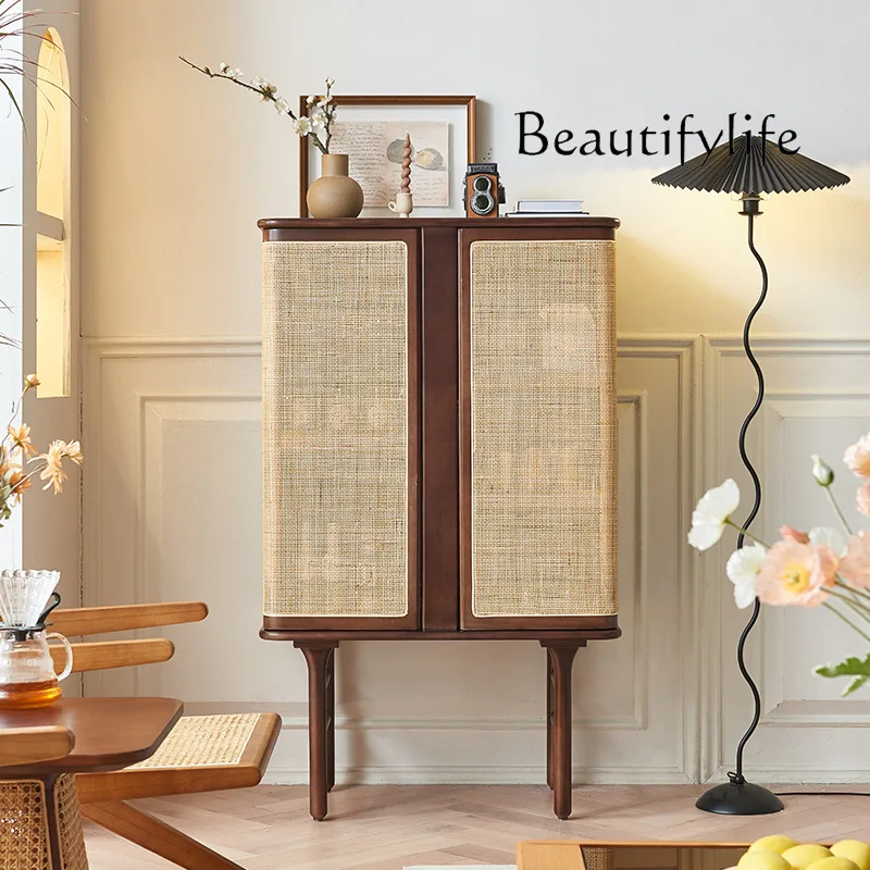 Nordic Rattan Solid Wood Sideboard Cabinet Household Silent Style Locker
Nordic Rattan Solid Wood Sideboard Cabinet Household Silent Style Locker
