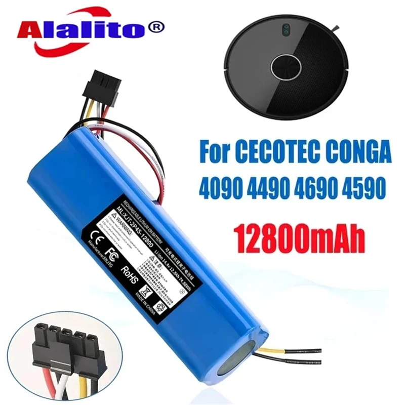 Аккумуляторная батарея для робота CECOTEC CONGA 14,8 12800 100% 4090 4490, 4690 в, 4590 мАч
Аккумуляторная батарея для робота CECOTEC CONGA 14,8 12800 100% 4090 4490, 4690 в, 4590 мАч