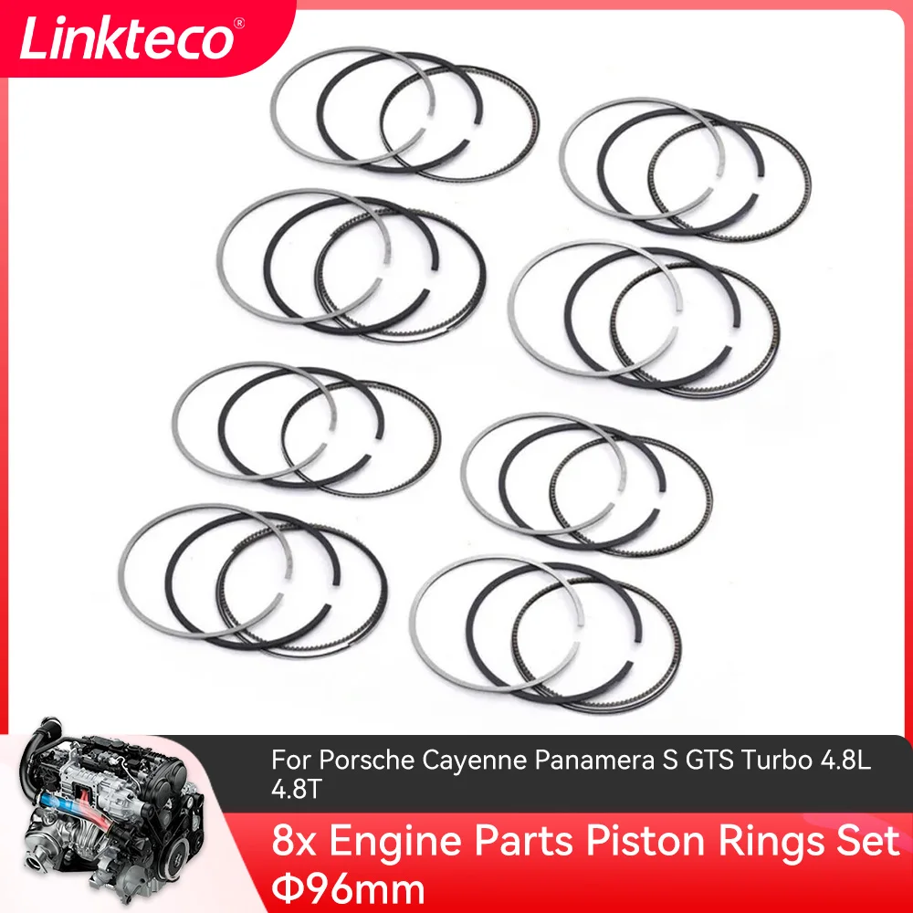 8x Engine Parts Piston Rings Set Φ96mm For Porsche Cayenne Panamera S GTS Turbo 4.8L 4.8T 970 9PA OE 94810393116
8x Engine Parts Piston Rings Set Φ96mm For Porsche Cayenne Panamera S GTS Turbo 4.8L 4.8T 970 9PA OE 94810393116